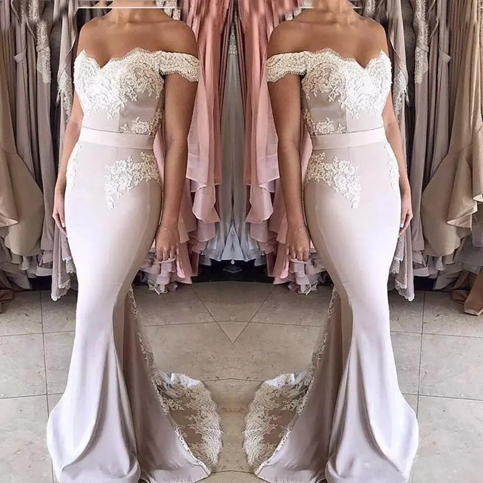 Best Price Elegant 2019 Goedkope Bruidsmeisje Jurken Onder 50 Mermaid Uit De Schouder Applicaties Lange Bruiloft Jurken Voor Vrouwen Best Price Elegant 2019 Goedkope Bruidsmeisje Jurken Onder 50 Mermaid Uit De Schouder Applicaties Lange Bruiloft Jurken Voor Vrouwen