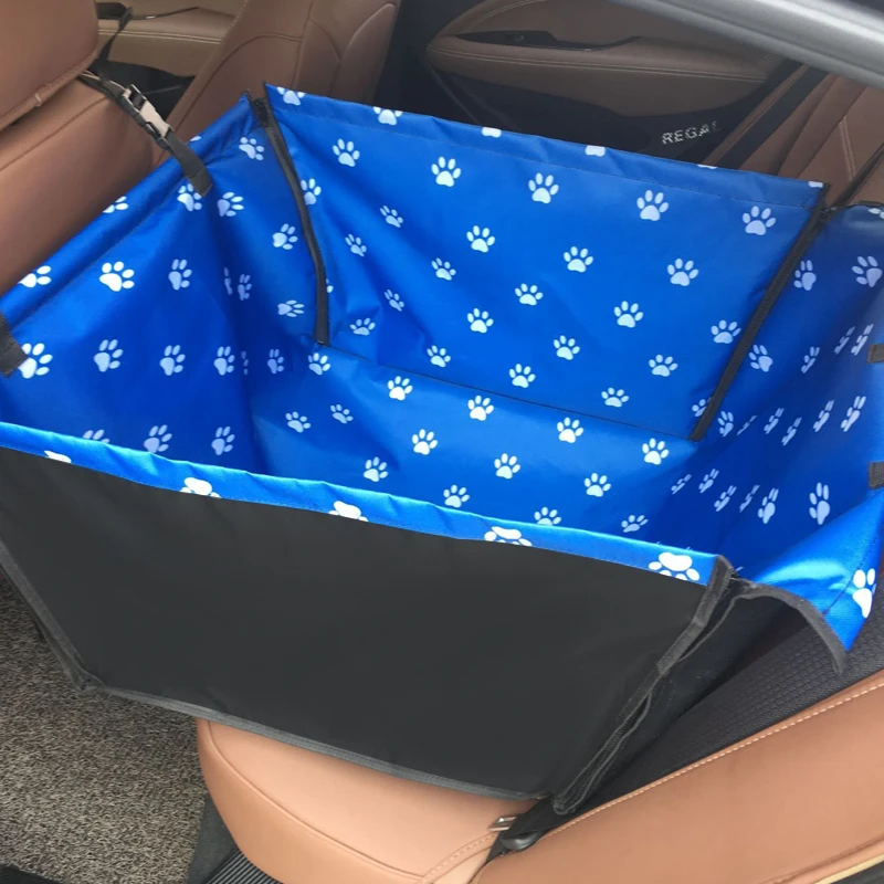 For 1 seat Чехол-переноска на заднее сиденье для собак и кошек, одеяло, гамак, подушка, защита из полиэстера, водонепроницаемый коврик, регулируемый ремень Z30 - Цвет: For 1 seat