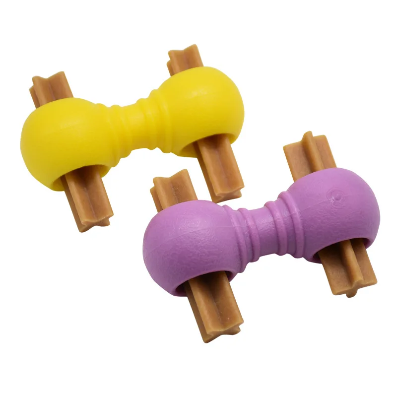 Игрушка для жевания из молярной резины для домашних животных с функцией утечки пищи интерактивная обучающая игрушка для собак