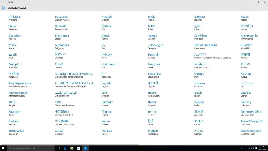 language 1