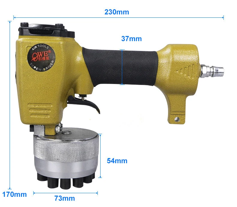 Pneumatic Tools Light Arabic numerals Number Letter Code printer on Metal steel plate mould Mark 4mm 5/32" inch