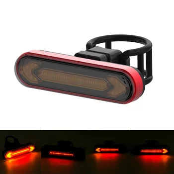 

XANES XD-BL5 Wireless Remote Control Turn Signal Warning Bike Light USB Waterproof 4 Modes Cycling Rear Direction Indicator Lamp