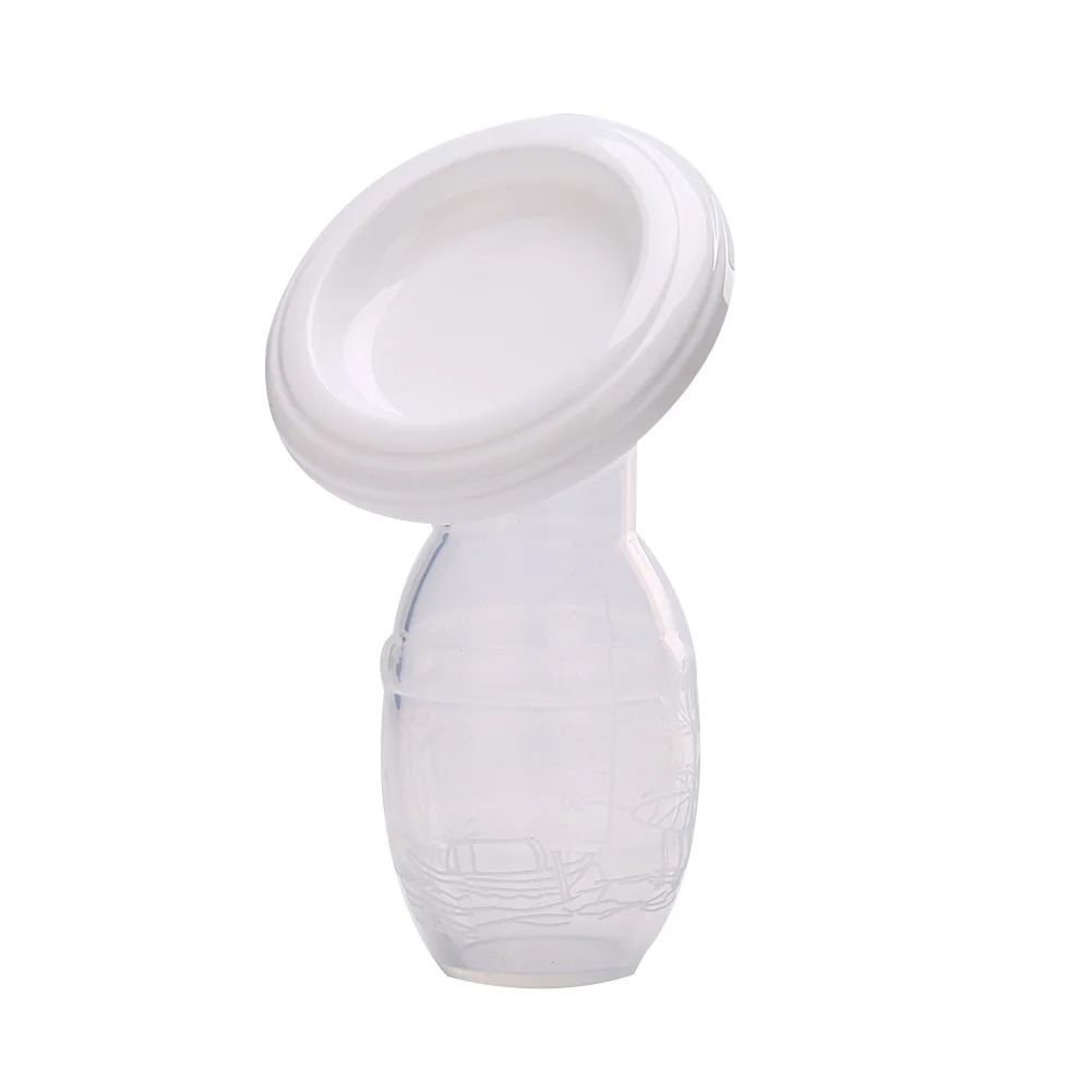 Lactating Mother Simple Manual Breast Pump Baby Feeding Milk Silicone Home Lactating Mother Pink, Soft Breast Pump