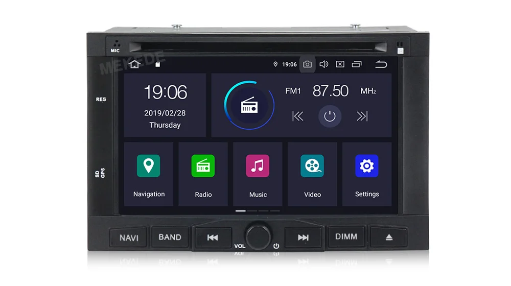 Perfect MEKEDE PX5 4+64G  android 9.0 car dvd gps navigation player For Peugeot 3005 3008 5008 car radio Multimedia stereo 8 core 13