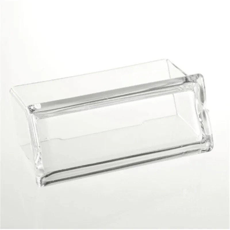 Desktop Business Card Holder New 1pcs Clear Desk Shelf Box storage