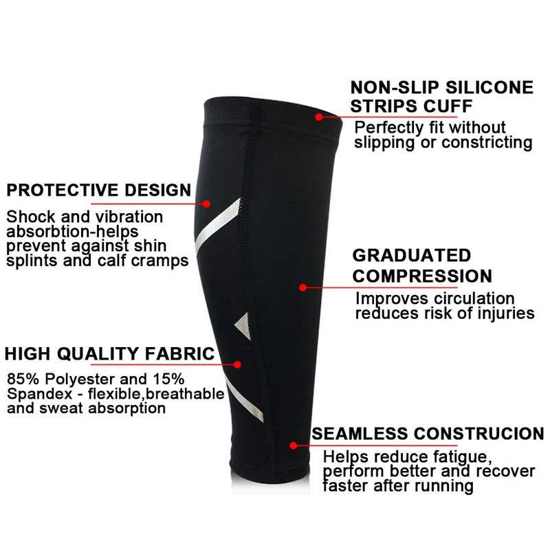 Tcare Sport Compression Calf Sleeves Leg Compression Sock Runners Shin Splint Varicose Vein Calf Pain Relief Calf Guards Running Tcare Sport Compression Calf Sleeves Leg Compression Sock Runners Shin Splint Varicose Vein Calf Pain Relief Calf Guards Running