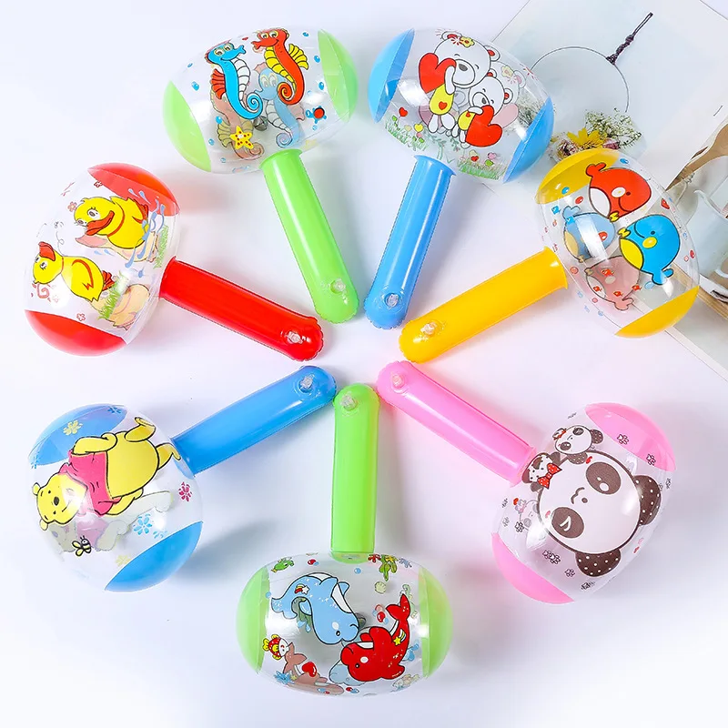 1pcs 22cm Inflatable Hammer Clip Girdle Bell Child Baby Gift Inflatable Toy