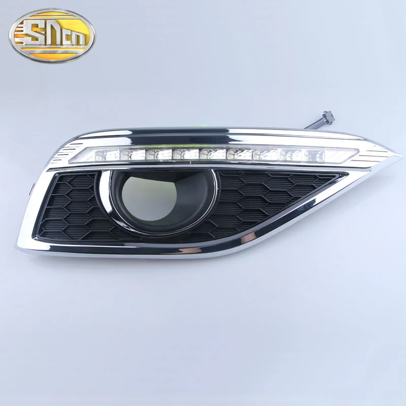 Светодиодный Габаритные огни для Honda CR-V таможенный приходной ордер 2012 2013 DRL Противотуманные фары крышка с желтым Поворотная сигнальная лампа