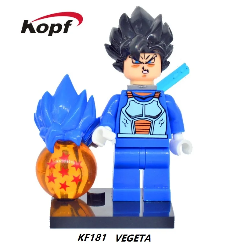 20 шт. строительные блоки Супер Герои Dragon Ball серия Kaio Shin Zamasu Android 13 Goku Ssj Xeno Кирпичи игрушки для детей KF462 - Цвет: KF181 20Pcs No Box