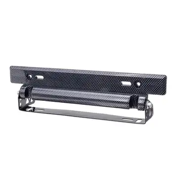 

2020 Car Universal Carbon Fiber Racing Number Plate Auto Mount Bracket Car-styling Adjustable Car License Plate Frame Holder