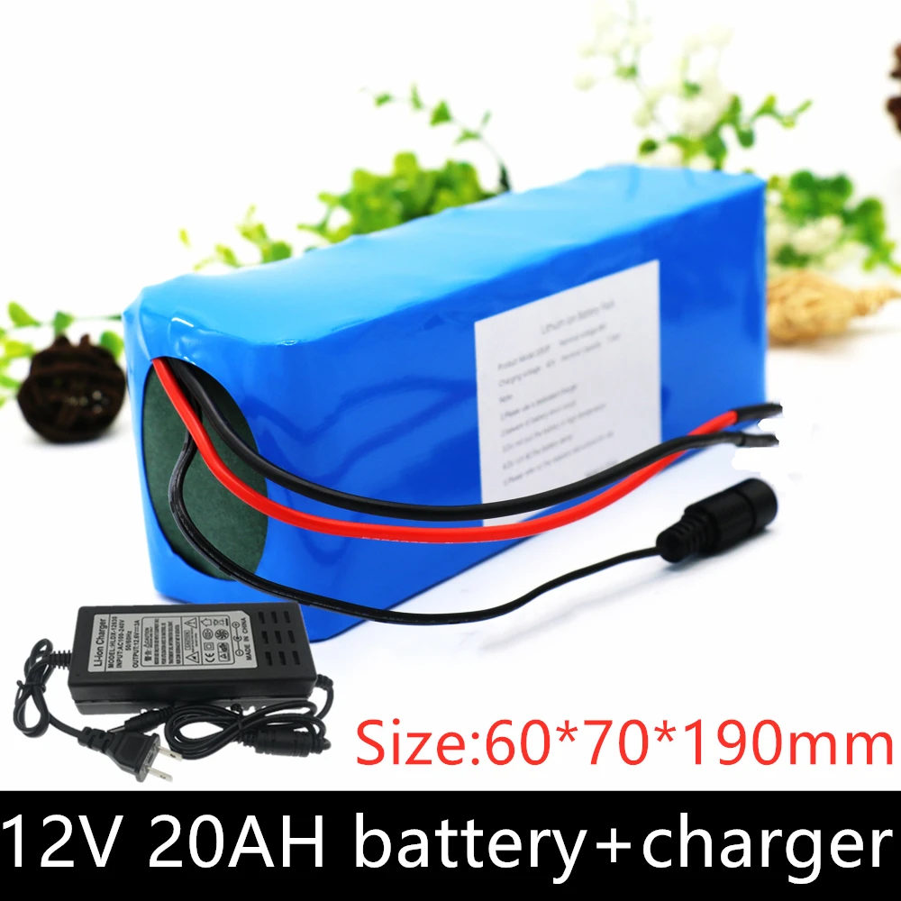 

12V battery 3s10p 11.1v12.6v 20ah 18650 rechargeable lithium-ion battery pack for sightseeing vehicles and electric bicycles