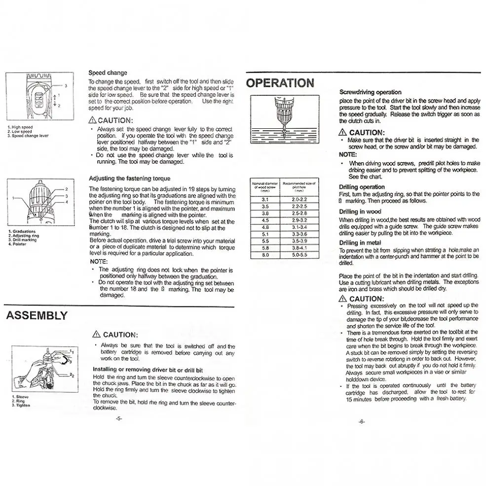 VOTO AC 100-240 V Беспроводная 16,8 V электрическая отвертка с литий-ионным аккумулятором и двухскоростной кнопкой регулировки для работы с винтами