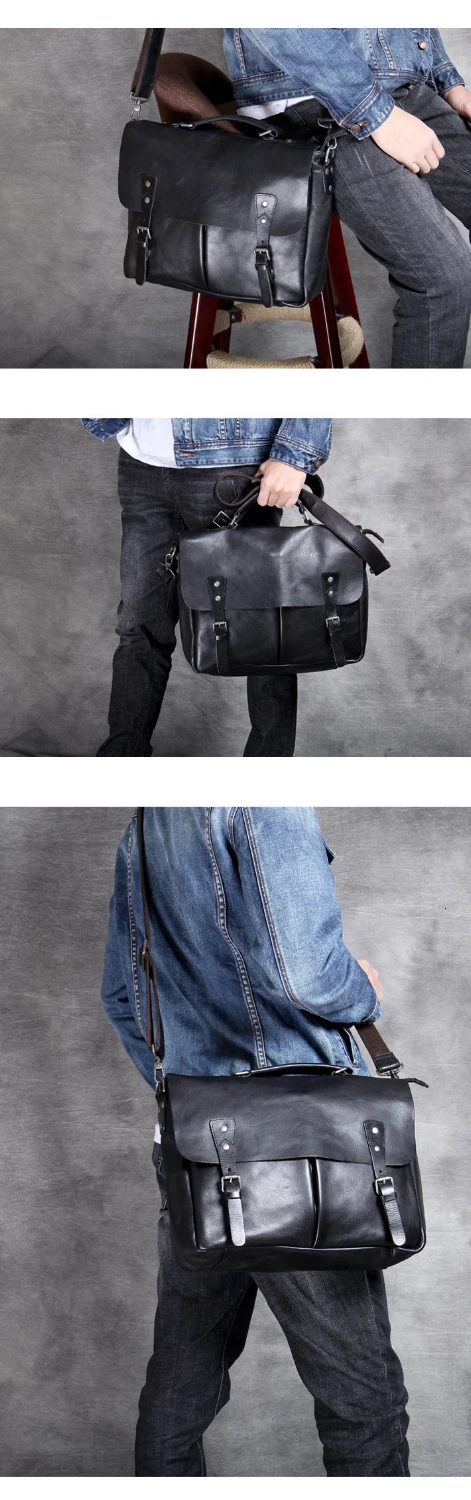 Классическая мужская ручная сумка почтальон чанта Повседневная Натуральная кожа Сумка через плечо Torebki Damskie Сумки Sac Homme сумка набор
