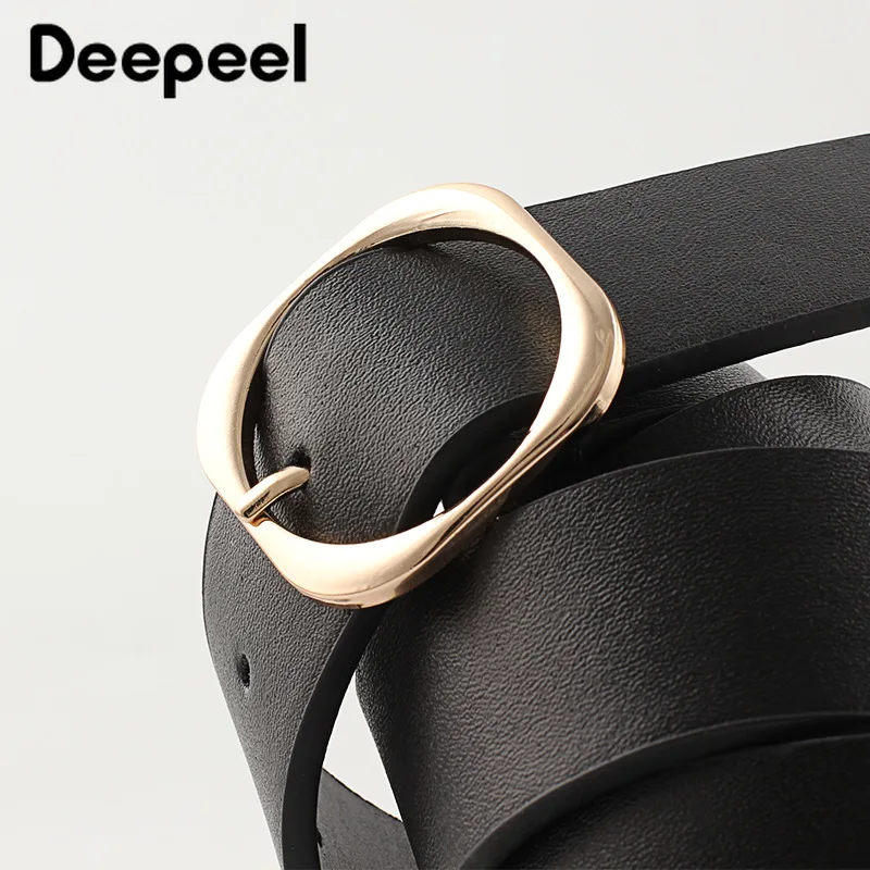 Deepeel 1 шт., 3,3*90-110 см, Модный женский ремень, сплав, пряжка, Faxu, кожаный пояс, Ретро стиль, широкий ремень, пояс, повседневные джинсы YB418