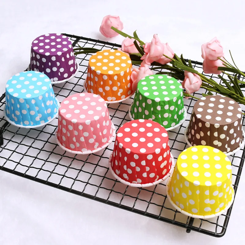 50 pcs cupcake liners mini cup cake mold bakery tools paper cups liner molds baking accessories cakepop mold supplies