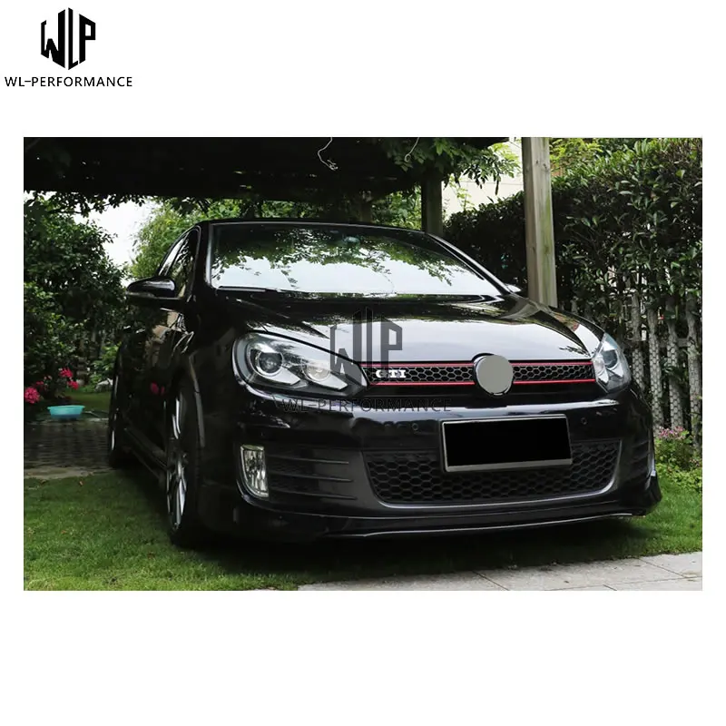 MK6 GTI автомобильный комплект кузова из углеродного волокна передний бампер для губ автомобильный комплект для Volkswagen golf 6 golf 6 GTI 13-up Автомобильный Стайлинг использование