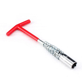 

1Pcs 14/16/21mm Flexible Spark Plug Removal Tool Socket Wrench Installation Head T-Bar