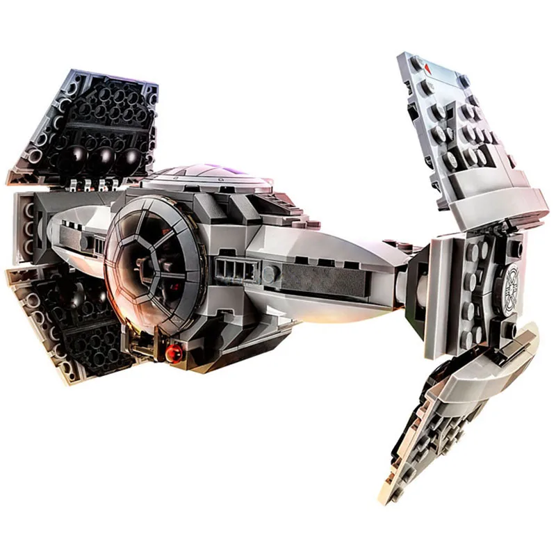 

Movie Compatible legoinglys StarWars Figures Rebels TIE Advanced x1 Darth Vader Swat Figure Wars Set Building Blocks Kids Toys