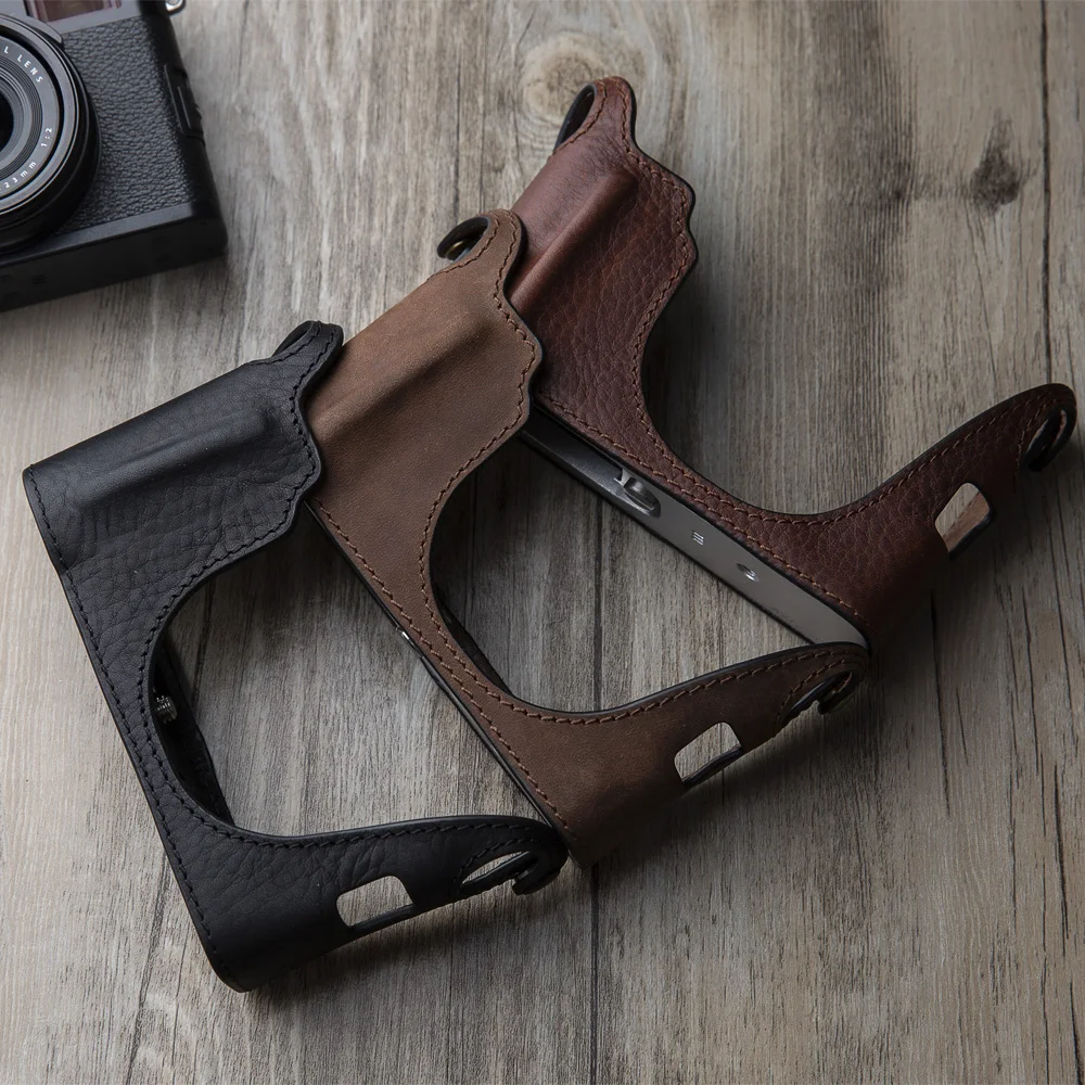 Handmade Genuine Leather Camera Case For FujiFilm