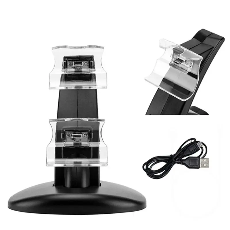 

LED USB Dual Game Controller Charger Vertical Dock Station for Xbox-One Gaming Controller