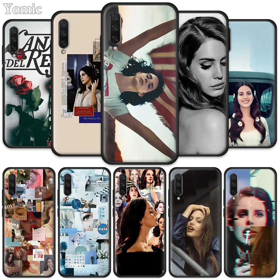 

Lana Del Rey Case for Xiaomi Mi A3 Lite CC9E CC9 9T 6X Mi 8 A2 Lite Redmi K20 Pro Note 6 7 Black Silicone Cover