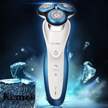 

3 in 1 Electric Shaver Rechargeable Shaver 3D Floating Electric Razor Nose Hair Trimmer Face Care Men Beard Trimmer Machine