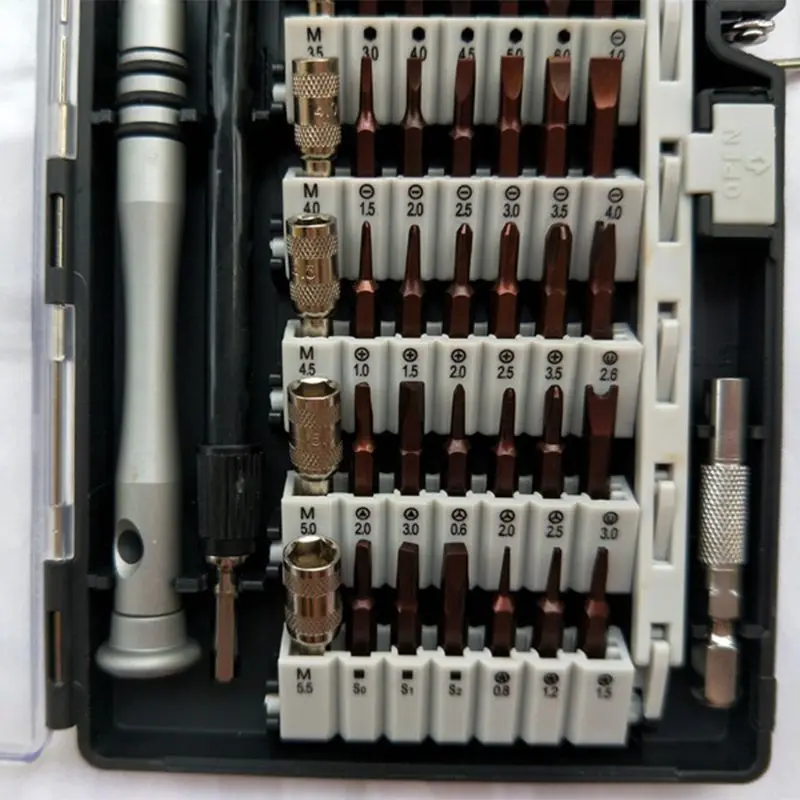 63 в 1 Набор прецизионных отверток с магнитной отверткой комплект для ремонта часов