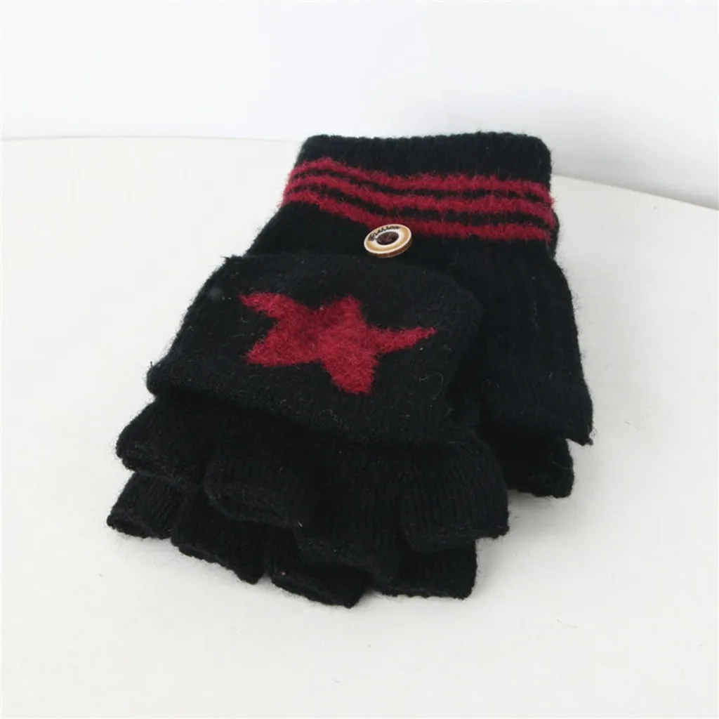 Детские зимние перчатки mittensToddler, Детские Зимние теплые перчатки без пальцев, теплые зимние перчатки# G2