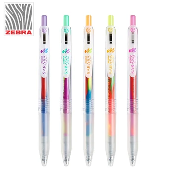 

1Pcs Japan Zebra Three-color Gradient Gel Pen JJ75 Color Marker Pen 0.5mm Bullet Journal Accessories Mixed Color