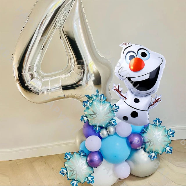 88pcs Disney Frozen Theme Balloons Garland Arch Kit Olaf Elsa Princess  palloncini in alluminio Snowflake Birthday Party Decors - AliExpress