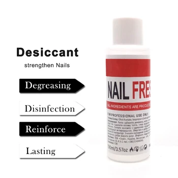 

Latest Large Bottle Nail Fresher Desiccant 100ml Nail Desgin Disinfection Sterilization Dehydrator Lasting Gel Polish Liquid New