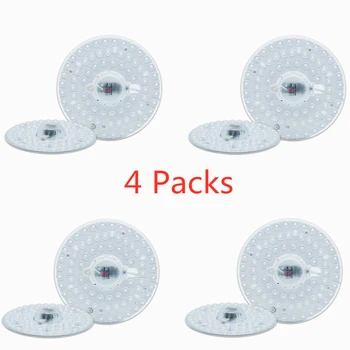 

4Packs AC220V DC90V LED Ceiling Light Source Indoor Module Source 12W 18W 24W 36W White Replaceable Super Bright Indoor Light