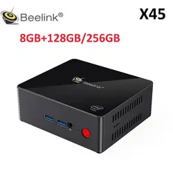 Мини-ПК Beelink GeminiX45 IntelJ4105 64 бит 8GBDDR4 128 ГБ/256 ГБ Bluetooth 4,0 приставка mSATASSD USB3.0 LAN1000M Windows мини-ПК