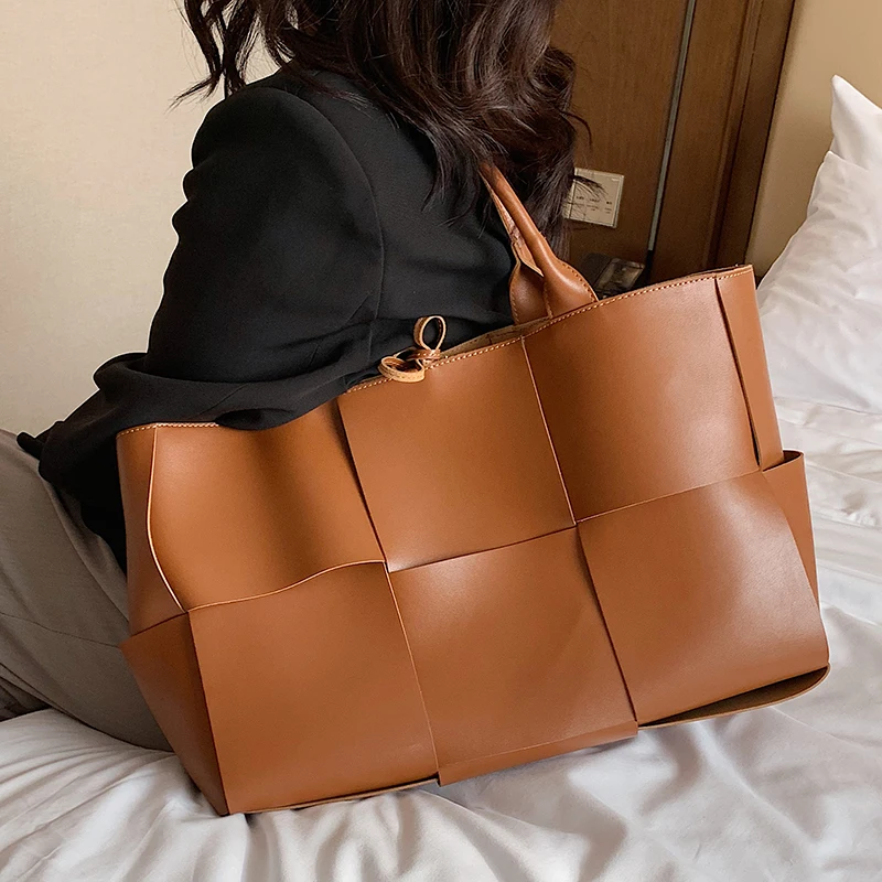 

Fashion Pu Leather Women Handbags High Quality Ladies Large Capacity Shoulder Bag Designer Female Big Casual Tote Messenger Bags