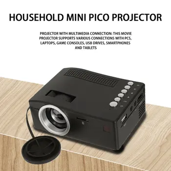 

Uc18 Hd Home Mini Micro Projector Home Theater Computer Led Portable Projector With Noise Suppression Techniques