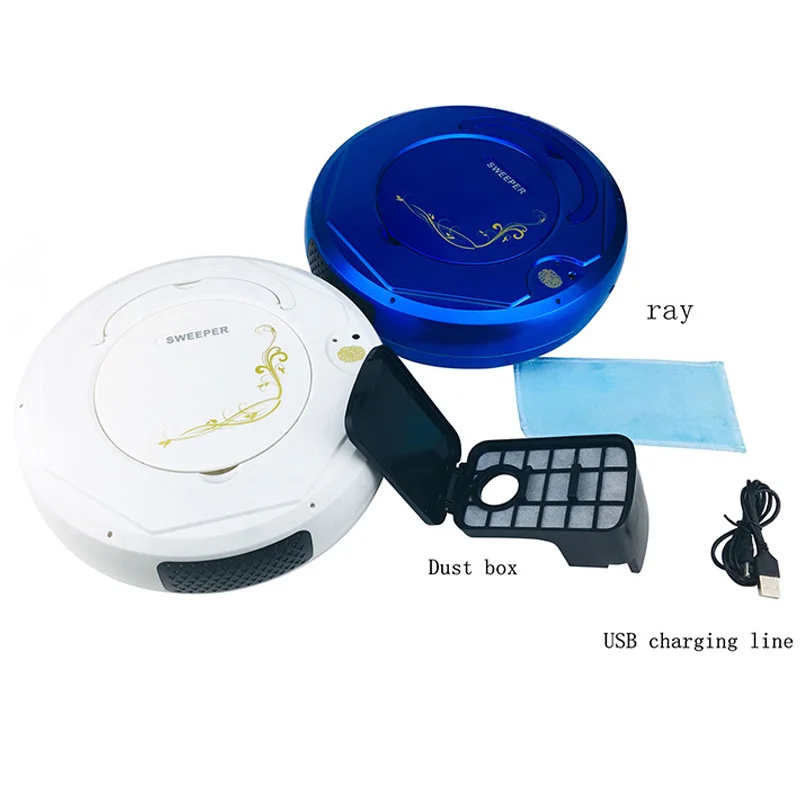 US $32.54 Robot Vacuum Cleaner Home Touch Switch Cordless Portable Vacuum Cleaner Mop Sweeper Vacuum 3 In 1