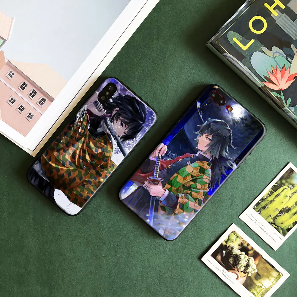 Мягкий силиконовый чехол Tomioka Giyuu для iPhone 6 6s 7 8 Plus X XR XS 11 Pro Max|Бамперы| |