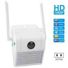 Умная ip-камера 1080 P, водонепроницаемая настенная лампа, ИК ночное видение, обнаружение движения, умная Индукционная лампа, уличная камера наблюдения