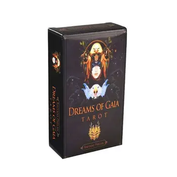 

81pcs Dreams of Gaia Tarot Cards English Deck Family Party Board Game Divination Fate Oracle Playing Card