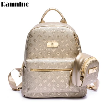 

Fashion Backpacks For Women European Style Soft PU Large Capacity Women Bag Shoulder Bags Two-Piece Light Ladies Travel mochila