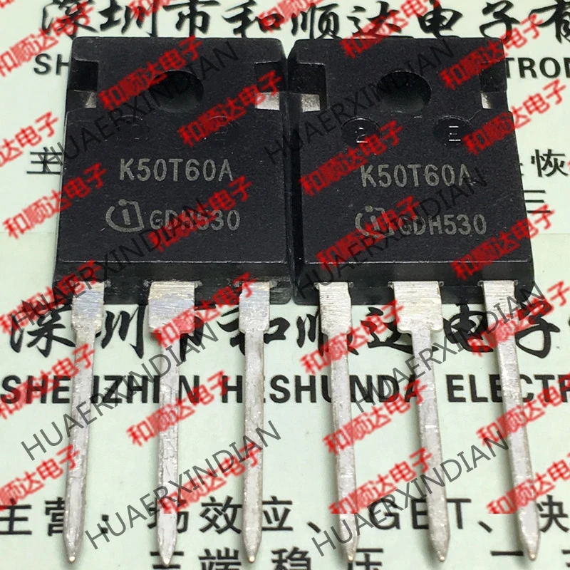 10 шт./лот, новое и оригинальное K50T60A TO-247 IGBT 600V 50A