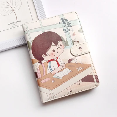 Милый мультфильм bullet journal планировщик записные книжки и дневники дневник аккаунт софтбук - Цвет: Бургундия