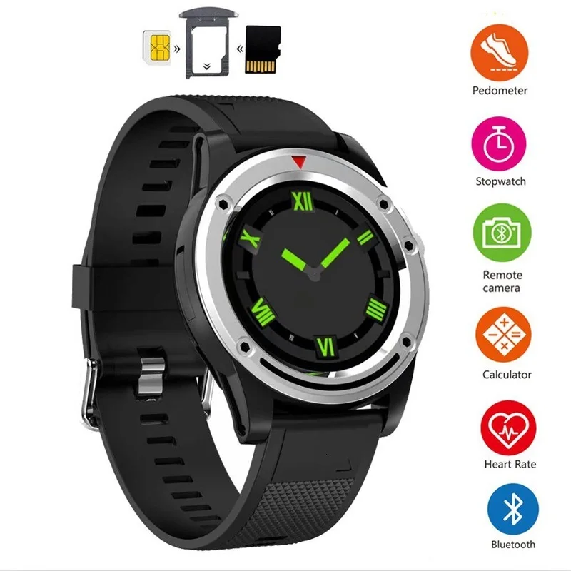 

Smart Watch Men Android IOS Waterproof With Bluetooth SIM Card Slot Call Reminder Smartwatch Fitness Tracker Reloj Inteligente