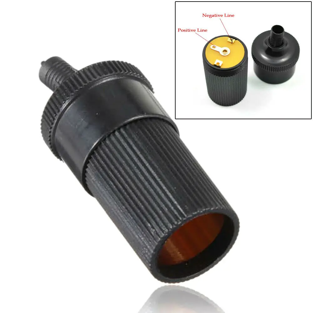 1x12V24VCarCigarCigaretteLighterFemaleInlineSocketPlug