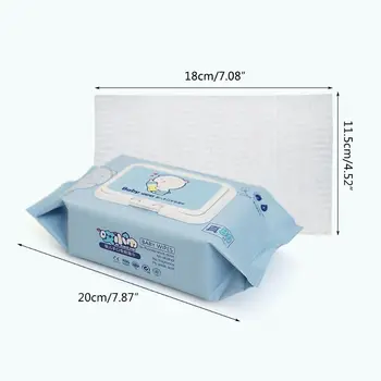 

80Pcs/Bag Disposable Alcohol-Free Antiseptic Cleansing Wipes Sterilization Pads