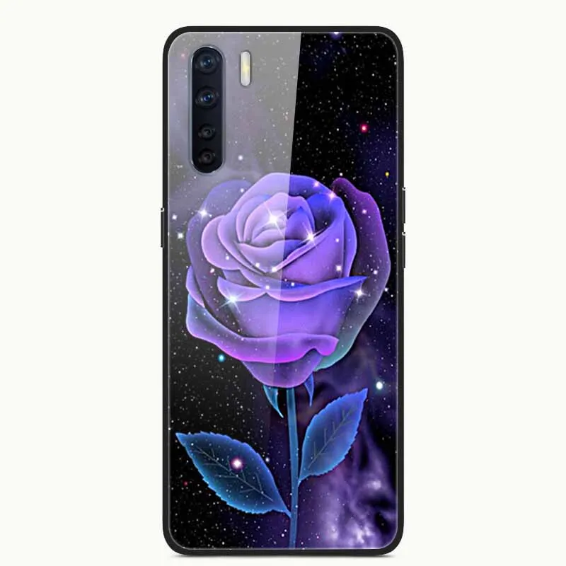 Premium Tempered Glass Hard Back Case - Elegant Protection