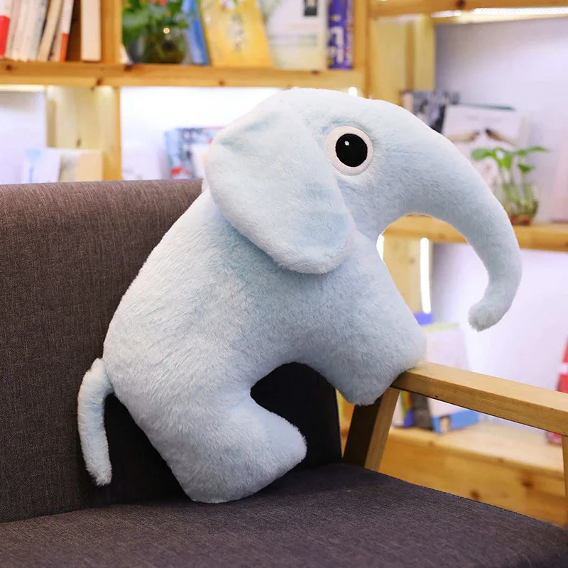 

Soft Zoo Elephant Cartoon Pillow Baby Sleeping Doll Lazy Rag Doll Plush Stuffed Toys Home Decoration