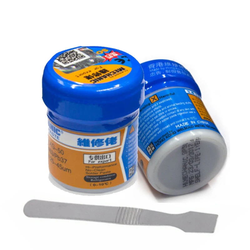 Новое поступление 2 шт./лот паяльная флюсовая паста MECHANIC Sn63/Pb37|soldering tin cream|mechanic