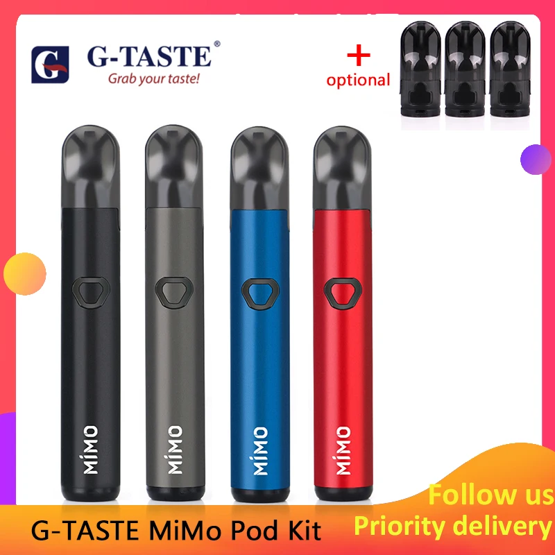 

Pod Vape kit G-taste Mimo starter kit 450mah built-in battery 1.3ml capacity pod system e cig vaper