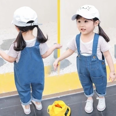 Tuta da bambino Jeans per ragazze vestiti da ragazzo primavera autunno  pantaloni per bambini Shein tute per bambini pantaloni cose  Strange|Overalls| - AliExpress